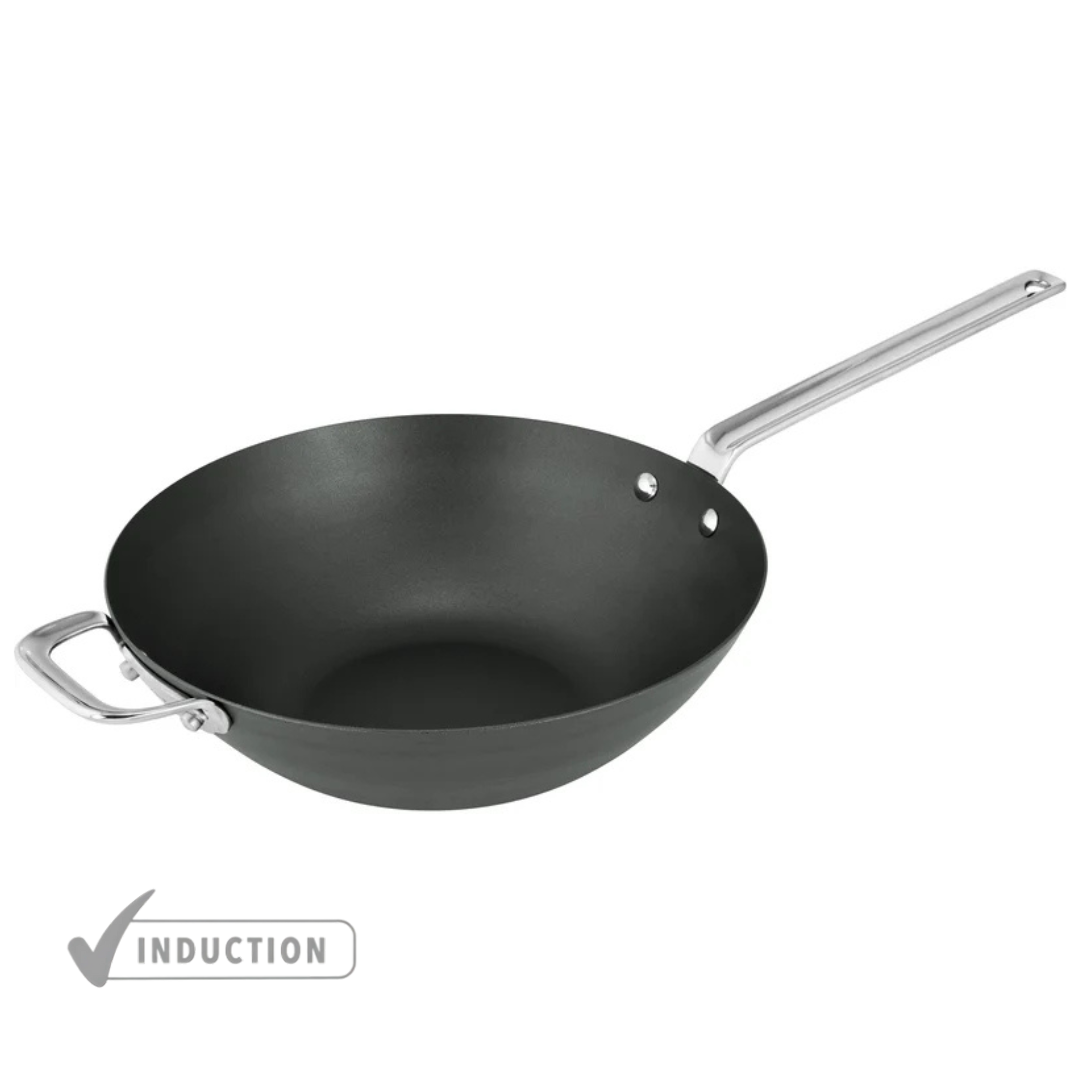 SCANPAN Black Iron 30cm Wok