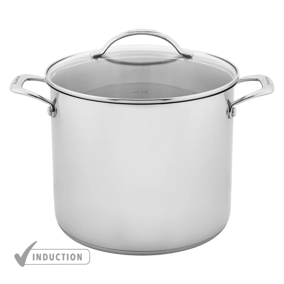 SCANPAN STS 26cm Stock Pot with Lid (11L)