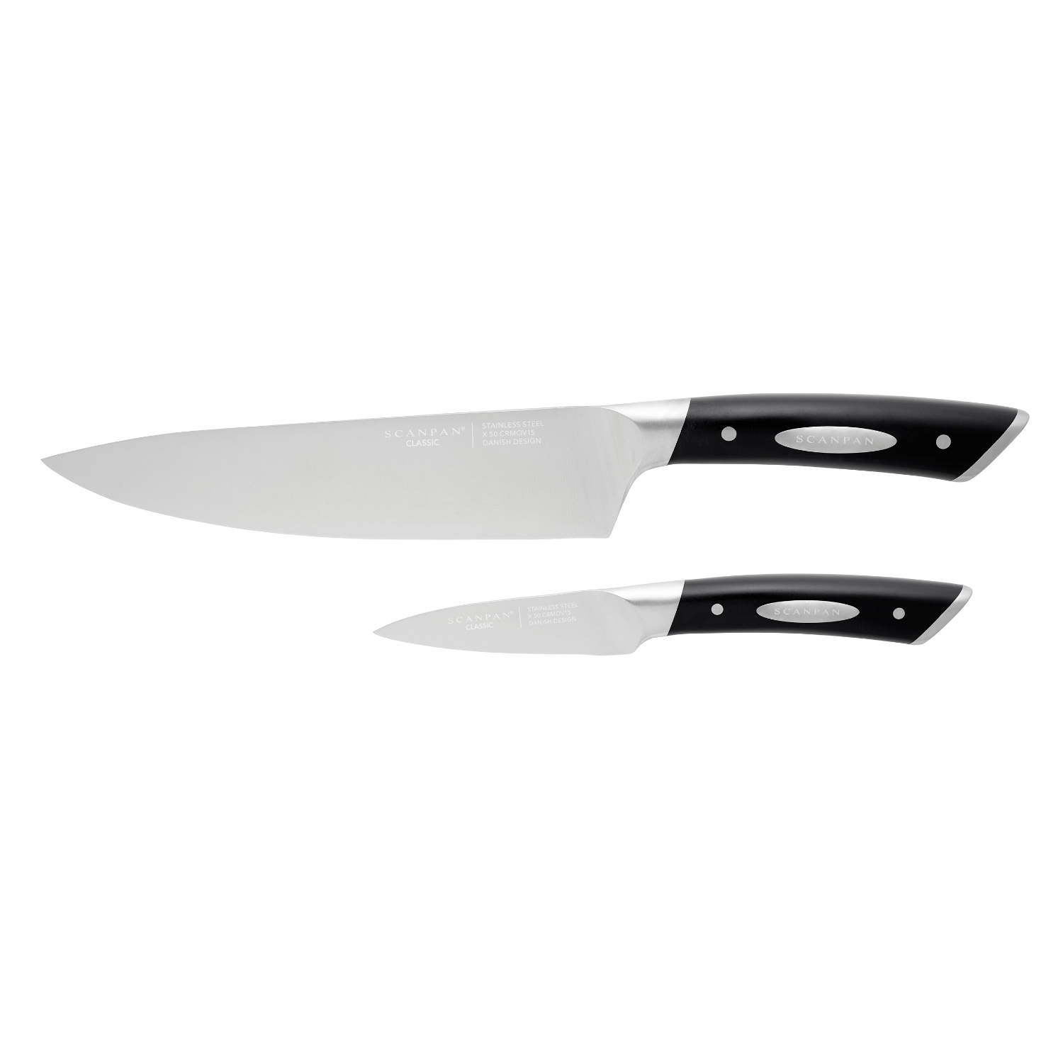 SCANPAN Classic Paring/Chef's Knife Set 2pc