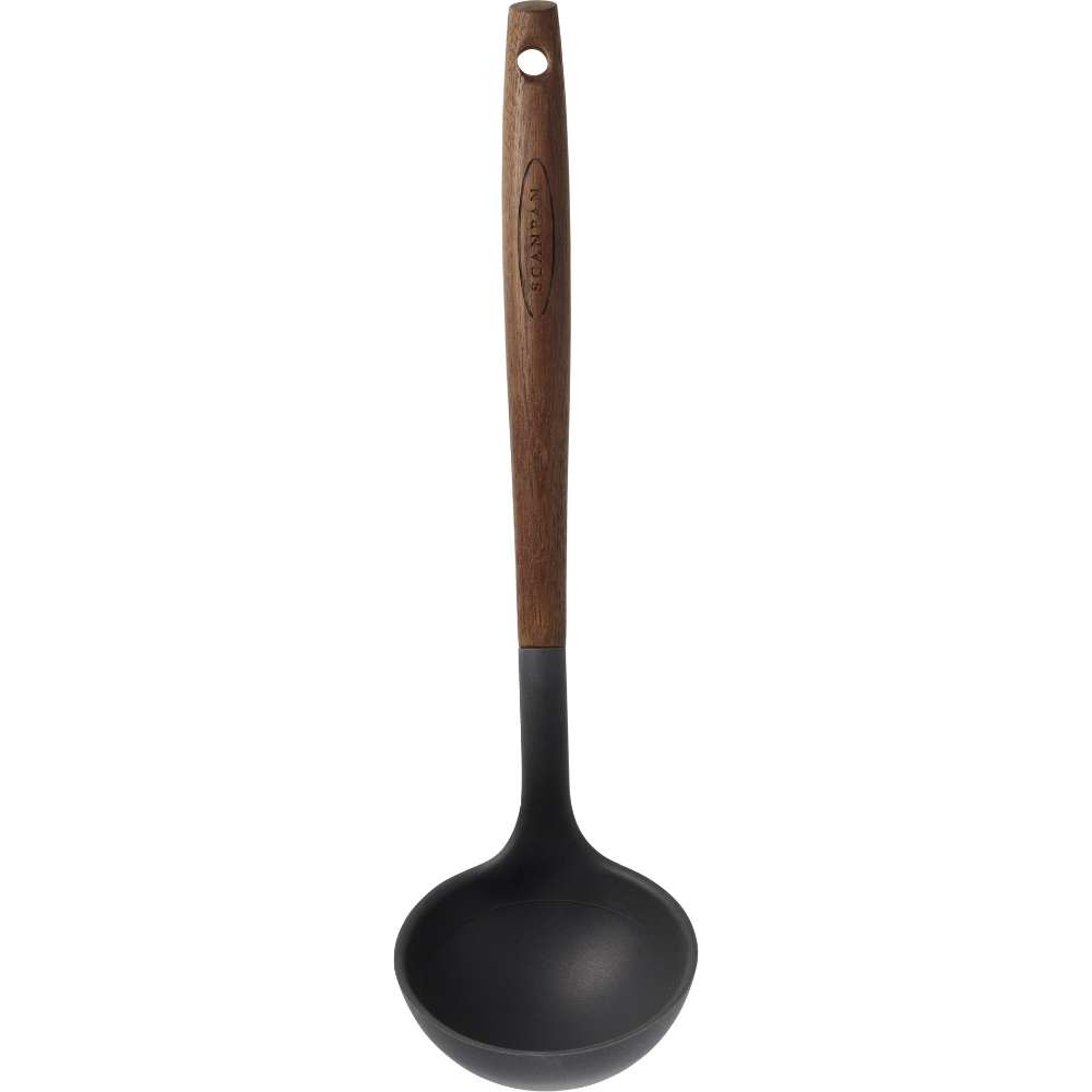 NEW SCANPAN Carbonised Ash 31cm Ladle